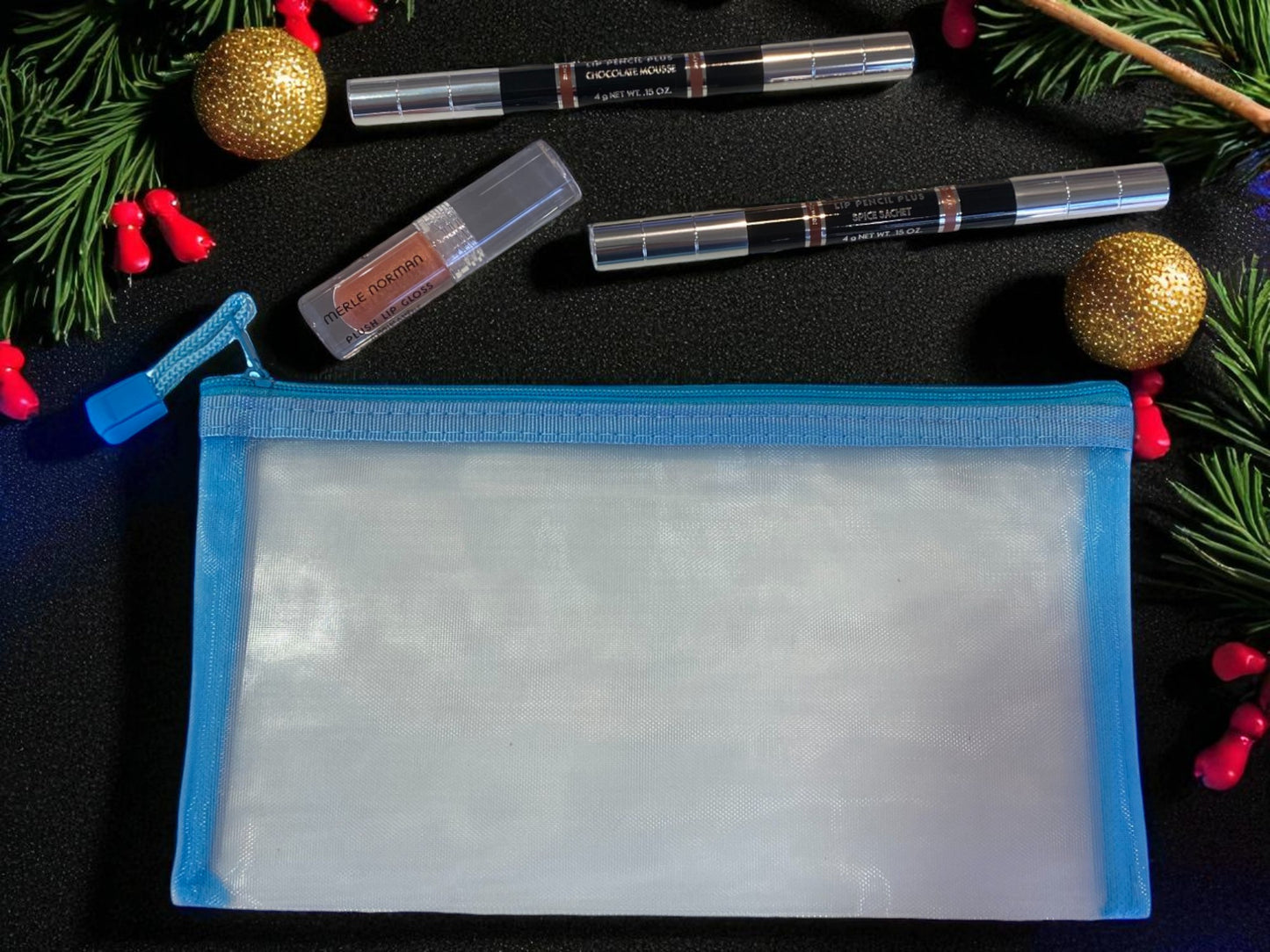 Perfect Pout Set - Spice Satchet  & Chocolate Mouse Lip Pencil Plus